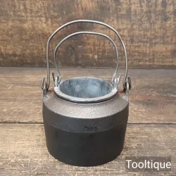  Antique J&J Siddons No: 50 Cast Iron Glue Pot - Cleaned Ready For Use