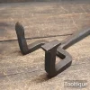 Antique Hand forged Steel Coopers Flagging Iron - Good Condition