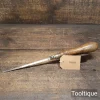 Vintage English Beechwood & Brass Padsaw - Sharpened Ready To Use
