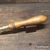 Vintage English Beechwood & Brass Padsaw - Sharpened Ready To Use