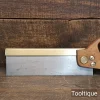 Vintage 10” Spear & Jackson Brass Back 14 Tpi Dovetail Saw - Fully Refurbished