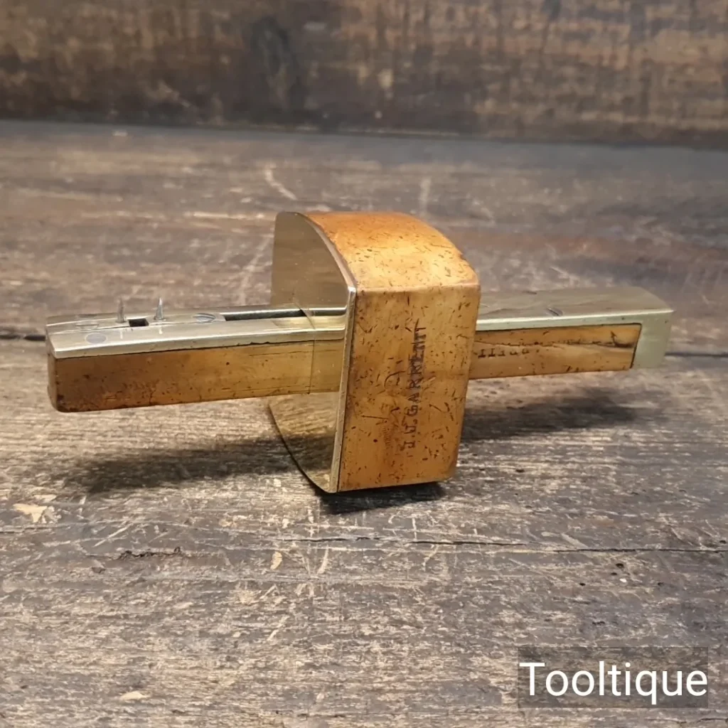 Antique Boxwood & Brass Carpenters Mortice Gauge - Refurbished
