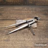 Vintage Jubby 7” Silver Steel Spring Adjustment Dividers - Refurbished Ready To Use