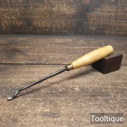 Vintage 3/16” Groverner Brand No: 128 Woodcarving Spoon Gouge Chisel - Refurbished