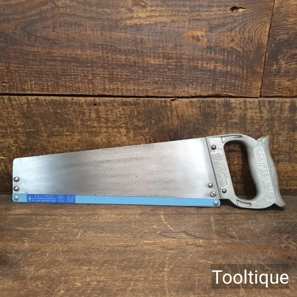 Vintage Eclipse No: 55 Sheet Metals Workers Saw - Good Condition