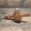 Vintage Marples Mahogany & Brass Screw Adjustment Mortice Gauge - Refurbished