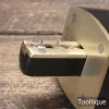 Antique Ebony & Brass Carpenters Mortice Gauge - Refurbished Ready To Use
