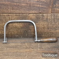 Vintage Regus FRM Coping Saw with Beechwood Handle - Good Condition