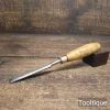 Vintage ½” Bevel Edge Chisel Boxwood Handle - Refurbished Ready To Use