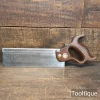 Vintage 10” Henry Disston Philadelphia 14 Tpi Steel Back Dovetail Saw - Refurbished