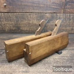 Vintage Kimberly 1 3/8” Matching Pair of Hollow & Round Moulding Planes