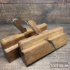 Vintage Kimberly 1 3/8” Matching Pair of Hollow & Round Moulding Planes