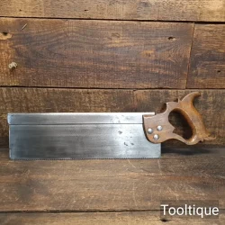 Vintage 14” Buck & Ryan Steel Back 11 Tpi Cross Cut Bench Saw - Fully Refurbished