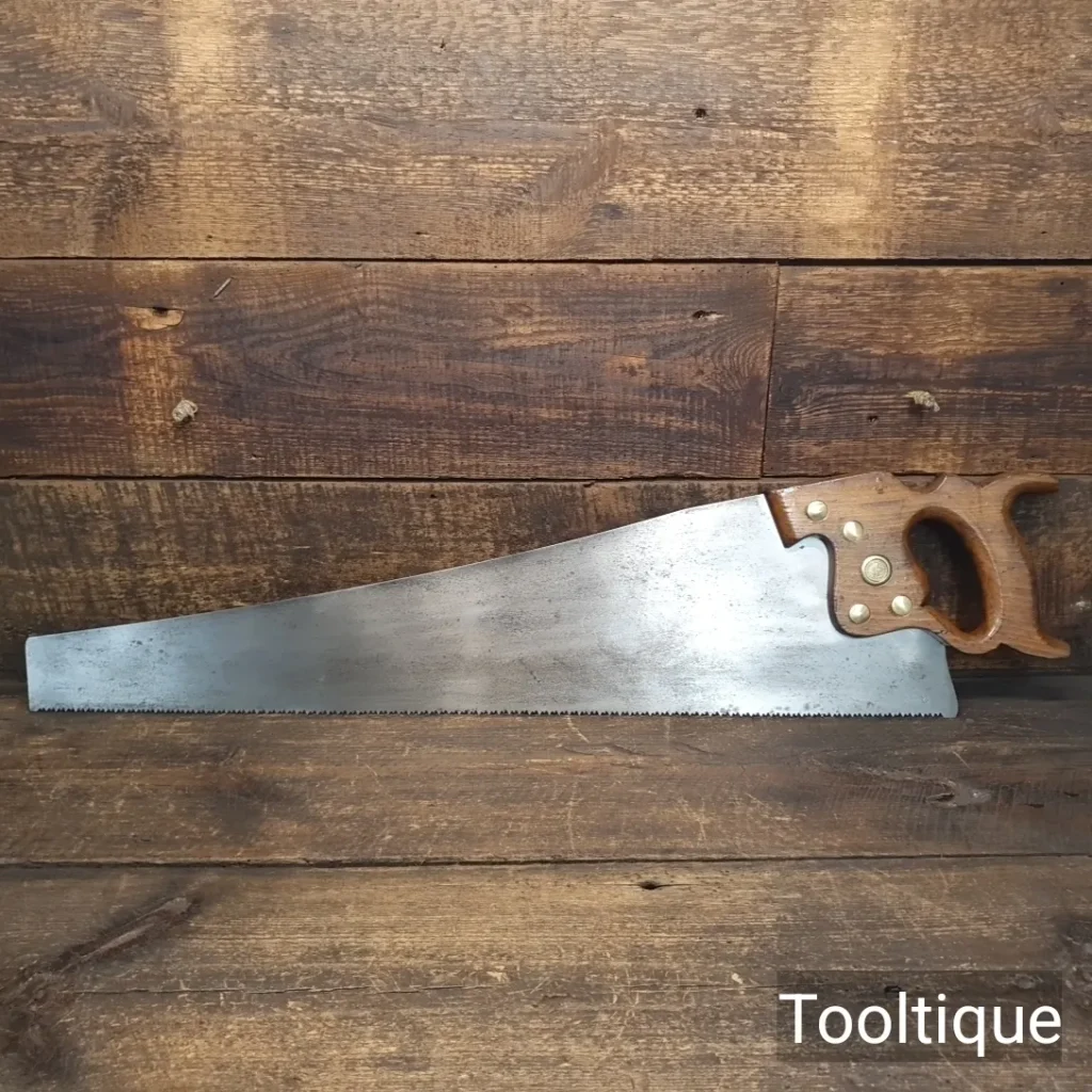 Vintage 26” Shurly & Dietrich Razor Steel 7 Tpi Cross Cut Hand Saw - Refurbished Sharpened