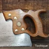 Vintage 26” Shurly & Dietrich Razor Steel 7 Tpi Cross Cut Hand Saw - Refurbished Sharpened