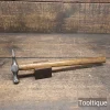 Unusual Vintage 4oz Ball & Cross Pein Hammer - Refurbished For Use