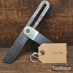 Vintage 7 ½” Carpenters Rosewood & Brass Sliding Bevel - Refurbished