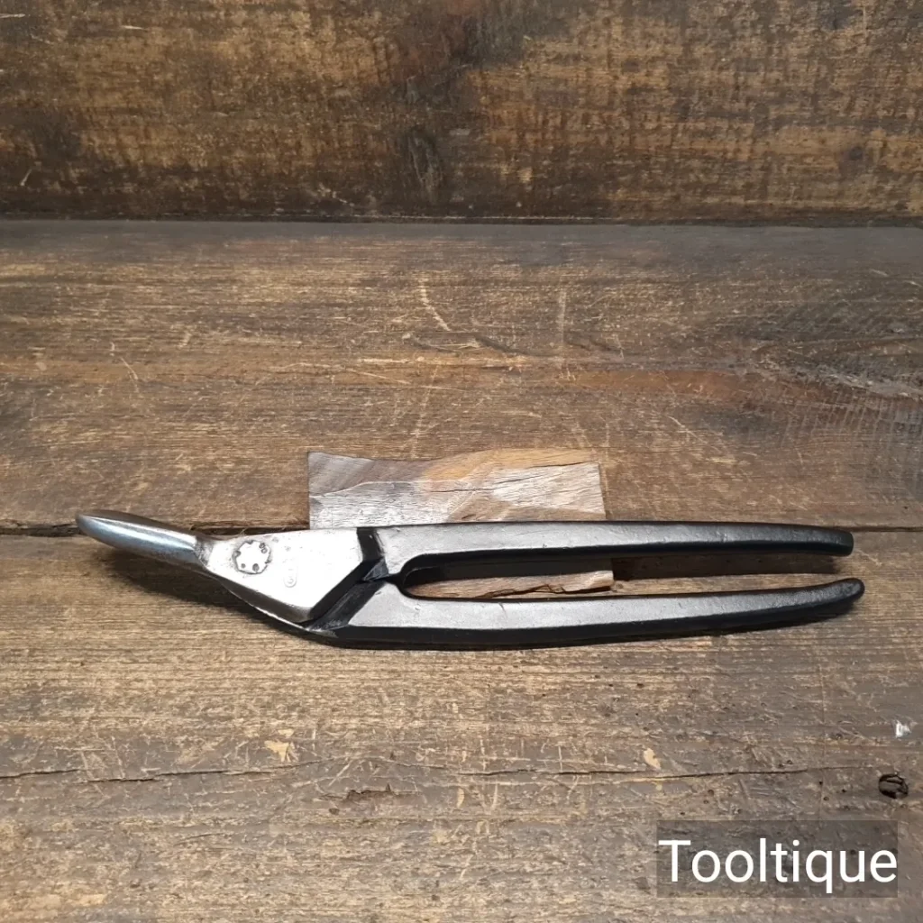 Vintage 11” J.W. Ward Gilbow Sheffield Heavy Duty Tinsnips - Refurbished