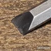 Vintage 3/8” Marples & Sons Shamrock Socket Bevel Edge Chisel - Refurbished