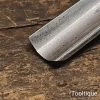Vintage Carpenters Forged Steel 11/16 Wide Gouge Chisel - Refurbished