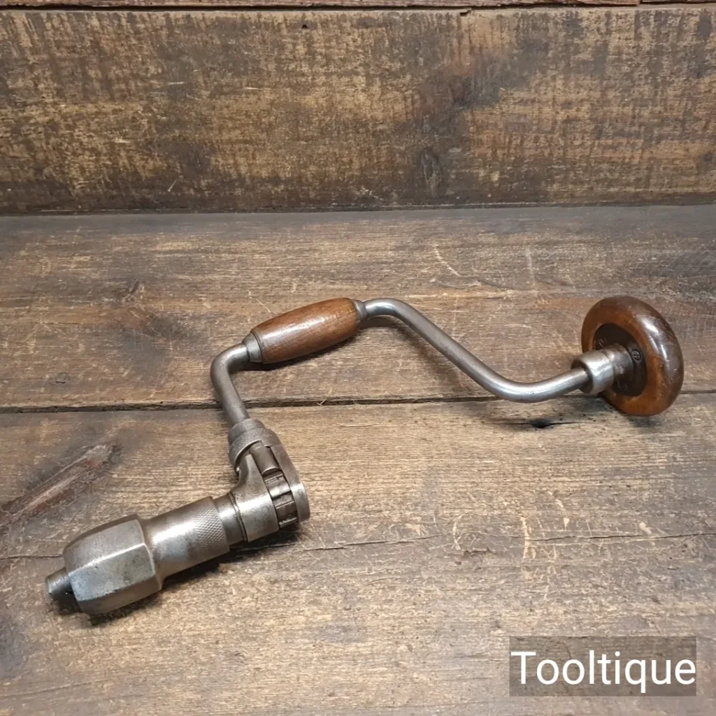 Vintage Skinner Tool Co. Carpenters Ratchet Brace - Refurbished For Use