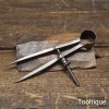 Vintage 5” Cast Steel Sprung Square Leg Dividers - Refurbished Ready For Use