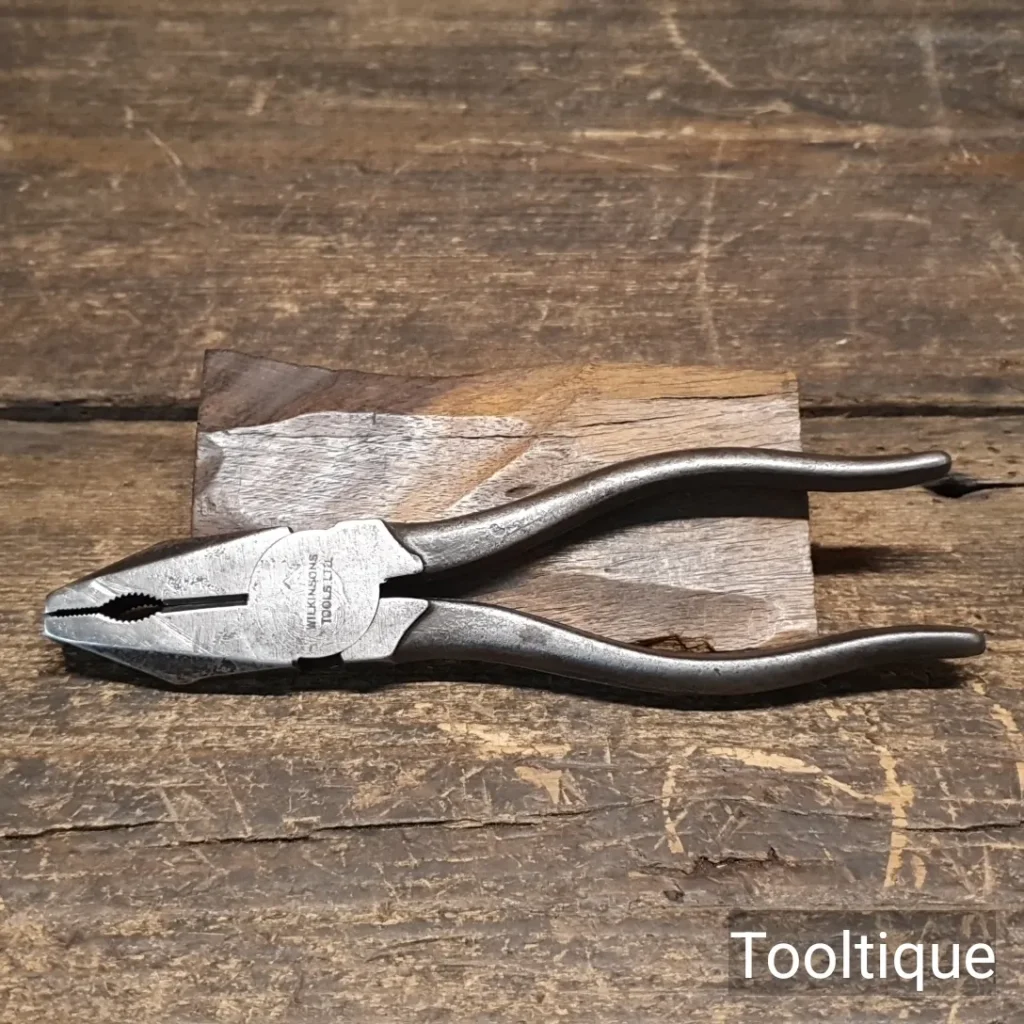 Vintage 6” Wilkinson Tools Ltd General Purpose Pliers - Good Condition