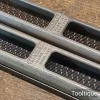 2 No: Vintage Stanley Shapers No: 490+491 Surform-Style Rasps - Good Condition
