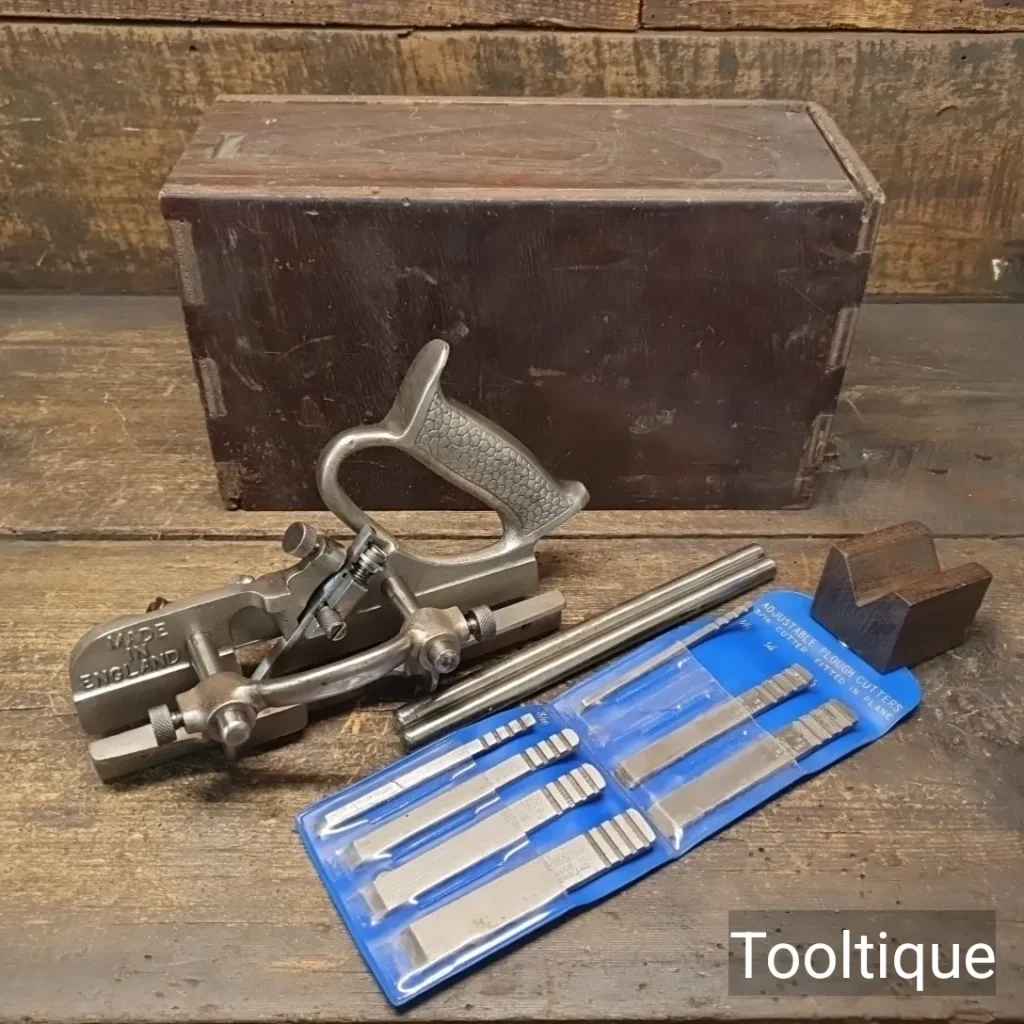 Vintage Boxed Record No: 044 Plough Plane Complete - Fully Refurbished