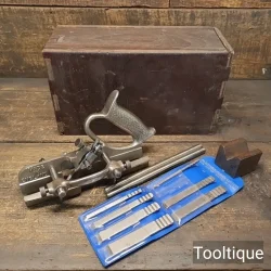 Vintage Boxed Record No: 044 Plough Plane Complete - Fully Refurbished