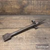 Antique Agricultural Hand Made Scythe Preening Anvil - Refurbished For Use