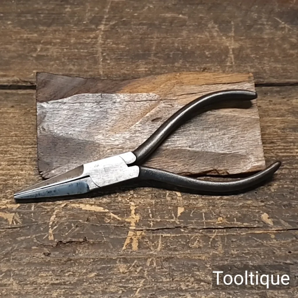 Vintage Sheffield Tapered Edge Flat Long Nose Pliers - Little Used Condition