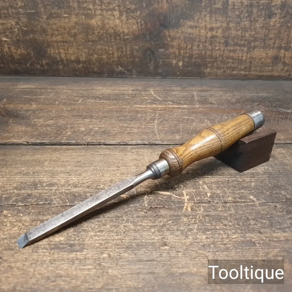 Vintage 3/8” Ward Carpenters Firmer Chisel Ashwood Handle - Refurbished