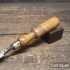 Vintage 19/32” John Bull Sheffield Laminated Steel Bevel Edge Chisel - Refurbished