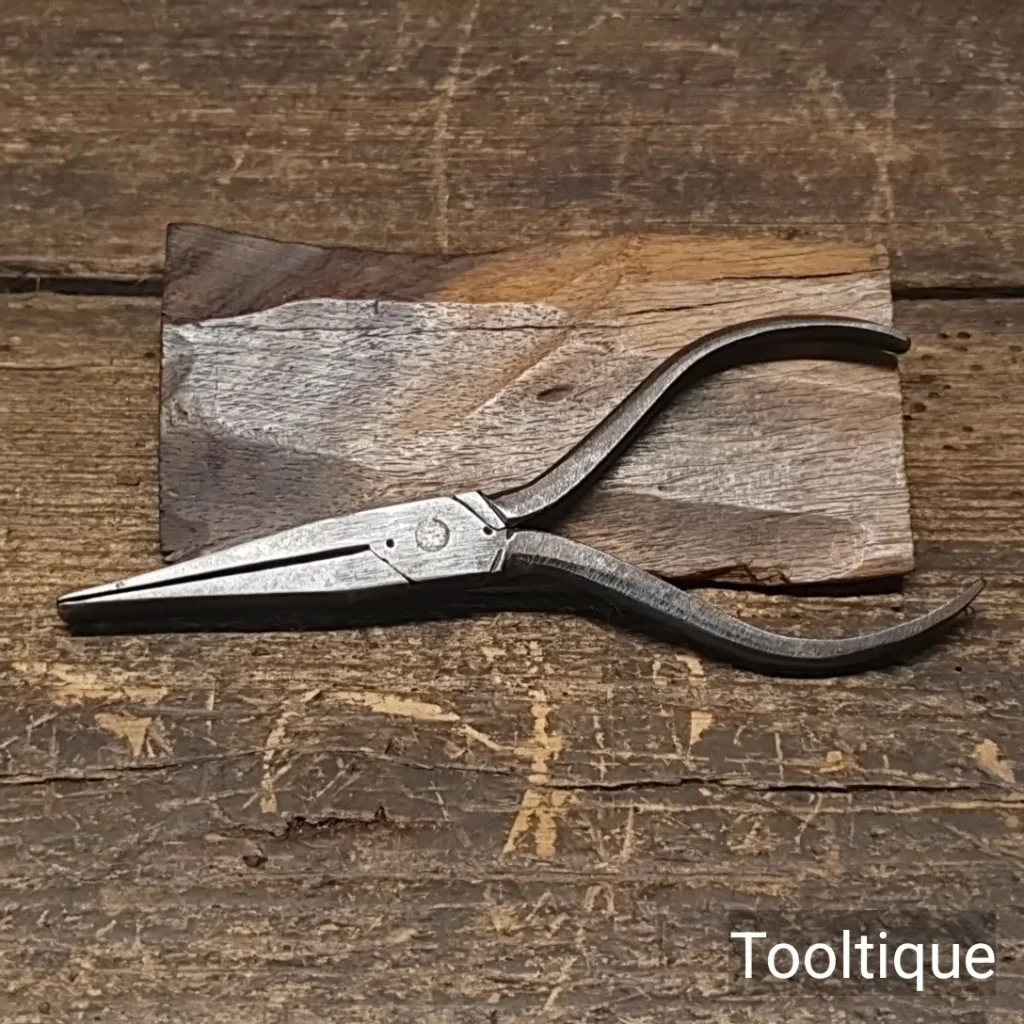 Vintage Long Slimline Flat Nose Pliers - Good Condition