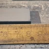 Vintage Norton India Med/Fine Sharpening Stone Wooden Box - Lapped Flat