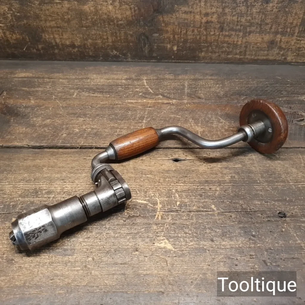 Vintage Spear & Jackson Carpenters Ratchet Brace 6” Swing - Refurbished