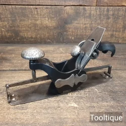 Rare Type 1 Antique Stanley Rule & Level No: 113 Compass Plane - Refurbished