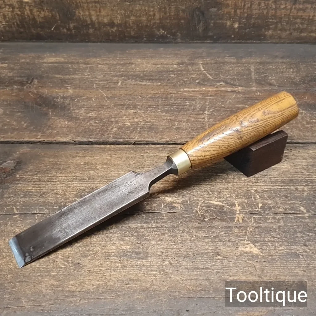 Vintage 1 ¼” Marples & Sons Shamrock Carpenters Firmer Chisel - Refurbished