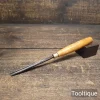 Vintage 5/16” Buck & Ryan Euston Woodcarving Straight Gouge Chisel
