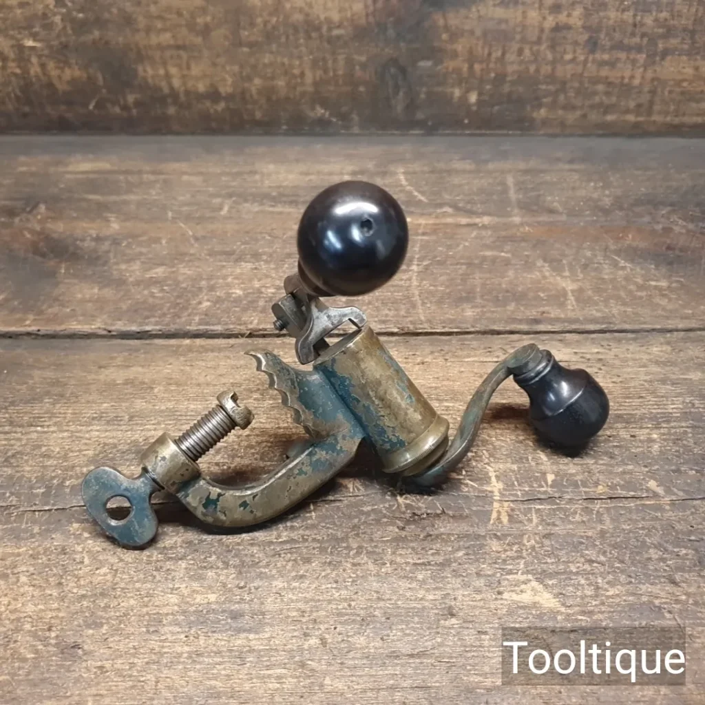 Antique 16-Bore Cartridge Tool with Ebony Handles - Good Condition