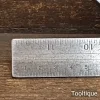 Vintage Rabone Fisher No: 1911 Adjustable Cast Steel Imperial Calibrated Square