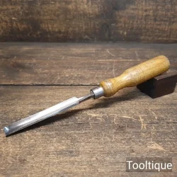 Vintage 9/16” Robert Sorby Carpenters Incannel Gouge Chisel - Refurbished Ready To Use