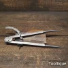 Vintage Armstrong Cork Co. Ltd. Cast Steel Dog Leg Wing Dividers - Refurbished
