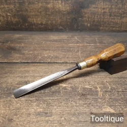 Vintage ¾” Woodcarving Shallow Gouge - Sharpened Ready To Use