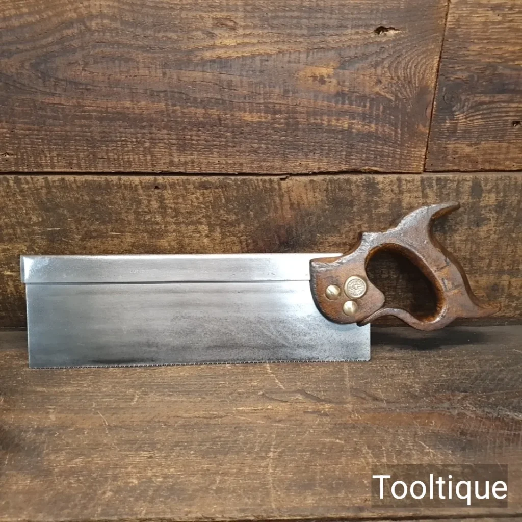 Vintage 12” A.F Parkes Sheffield W/ S Steel Back Tenon Saw - Fully Refurbished