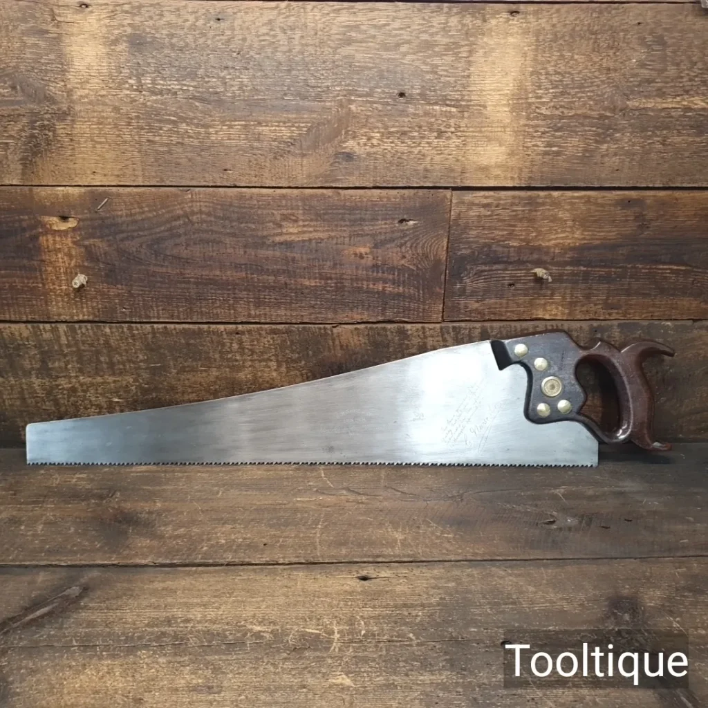 Rare 26” Antique Charles Nurse No: 4 Rip Saw - Fully Refurbished