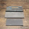 2 Vintage Carborundum Medium Grit Slip Stones - Good Condition