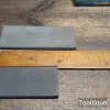 2 Vintage Carborundum Medium Grit Slip Stones - Good Condition