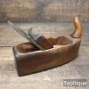 Vintage Beechwood Smoothing Plane Rosewood Sole - Fully Refurbished